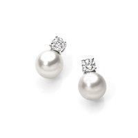 Orecchini Ambrosia Donna DEA DI LUCE in Oro bianco Zircone AOP074 - AOP074